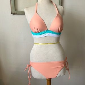 NWT Stylish Swimwear Two Piece Size L Starfish Kisses